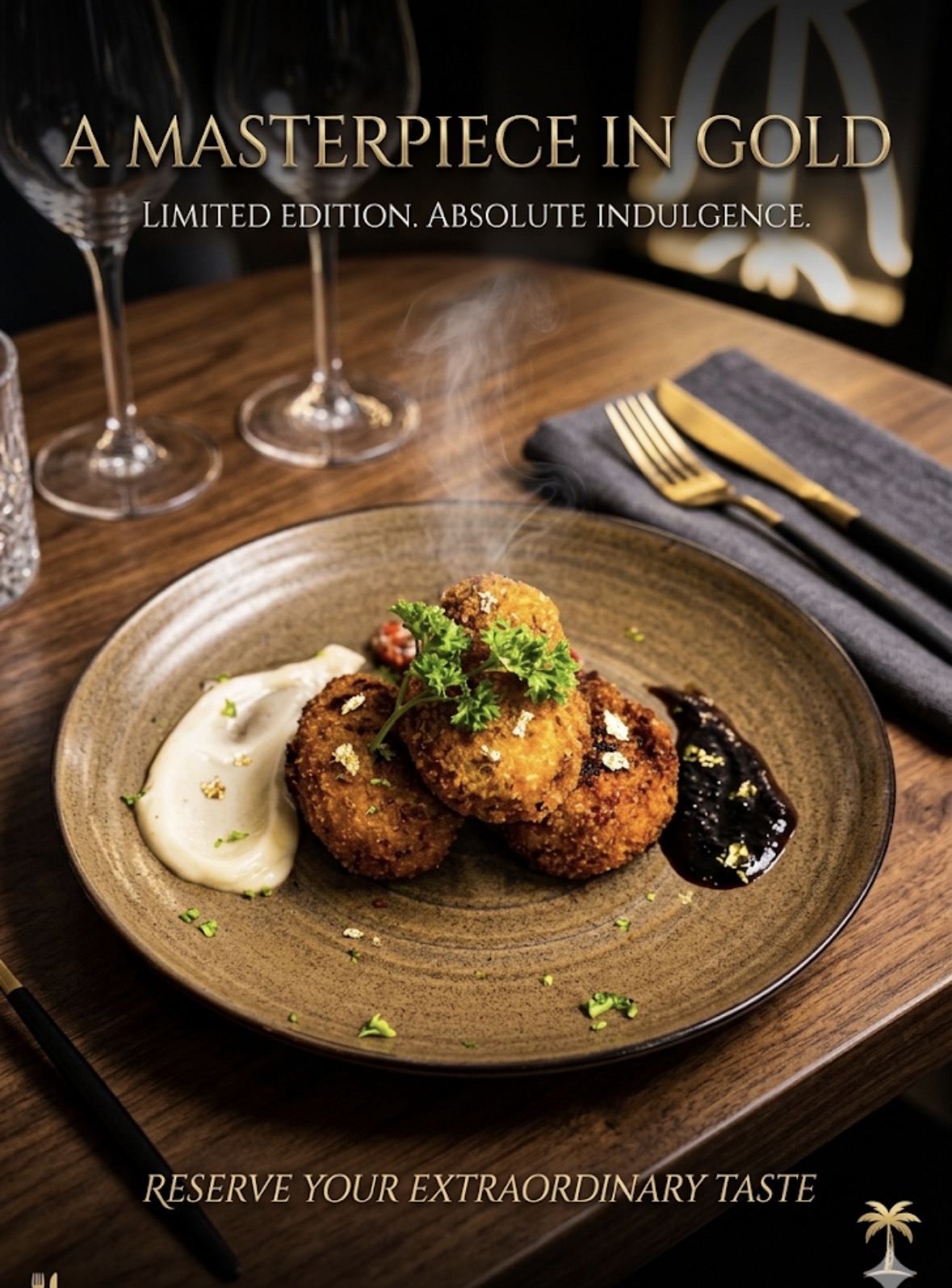 Tempe croquettes with sambal matah and creamy aioli — vegan starter