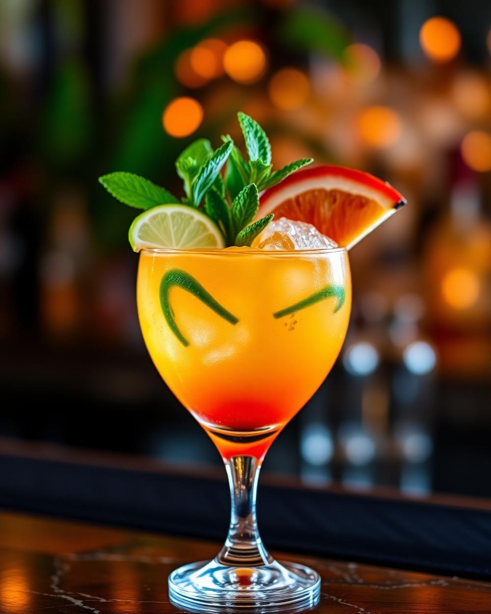 Sunset Spritz — Bar at Father Field Bistro, Nusa Penida.