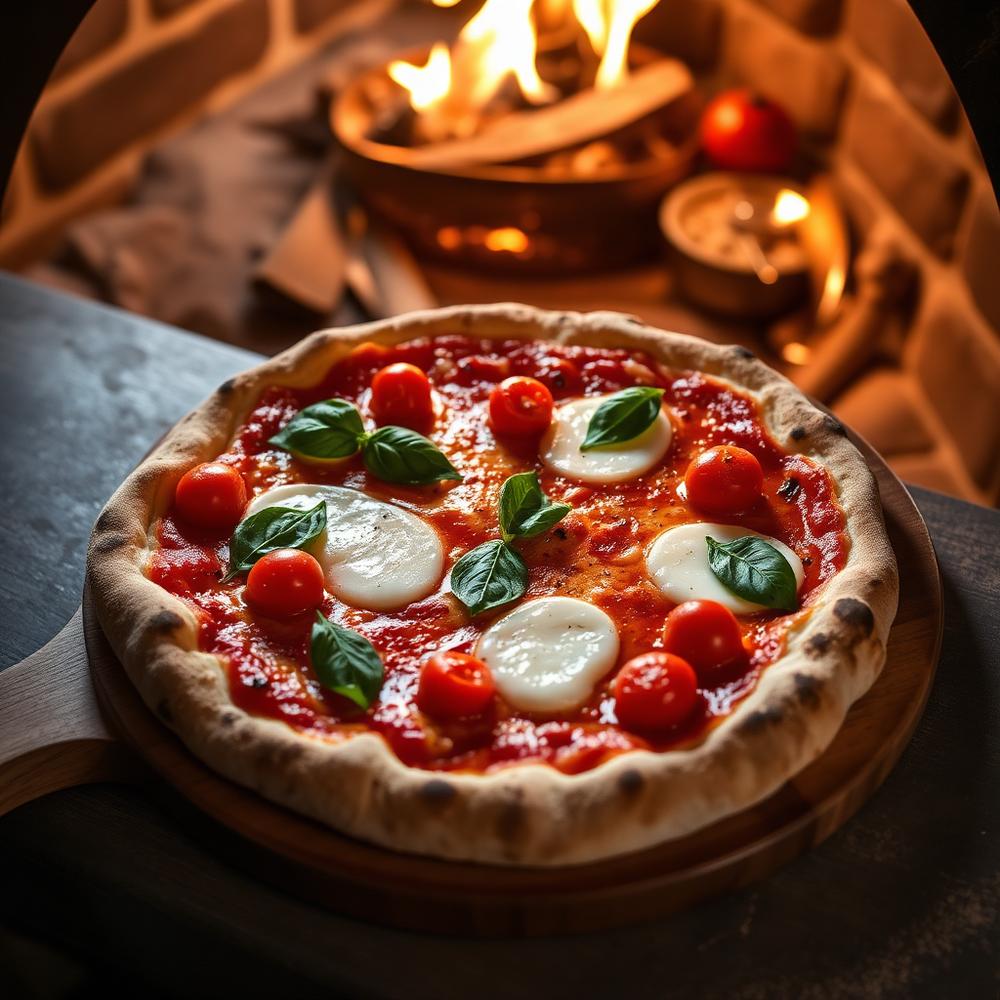 Margherita di Penida — Wood-fired at Father Field Bistro, Nusa Penida.